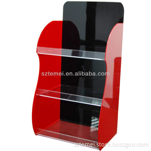 colored acrylic place card holder